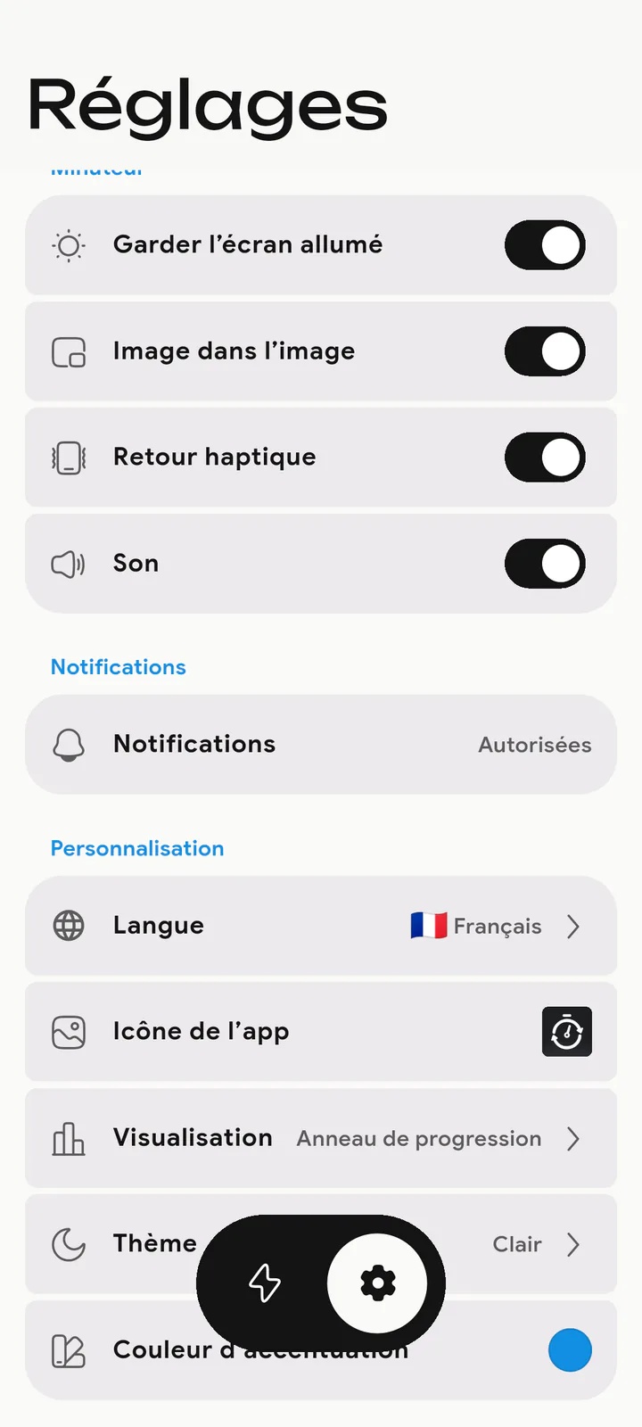 Personnalisation de Loop