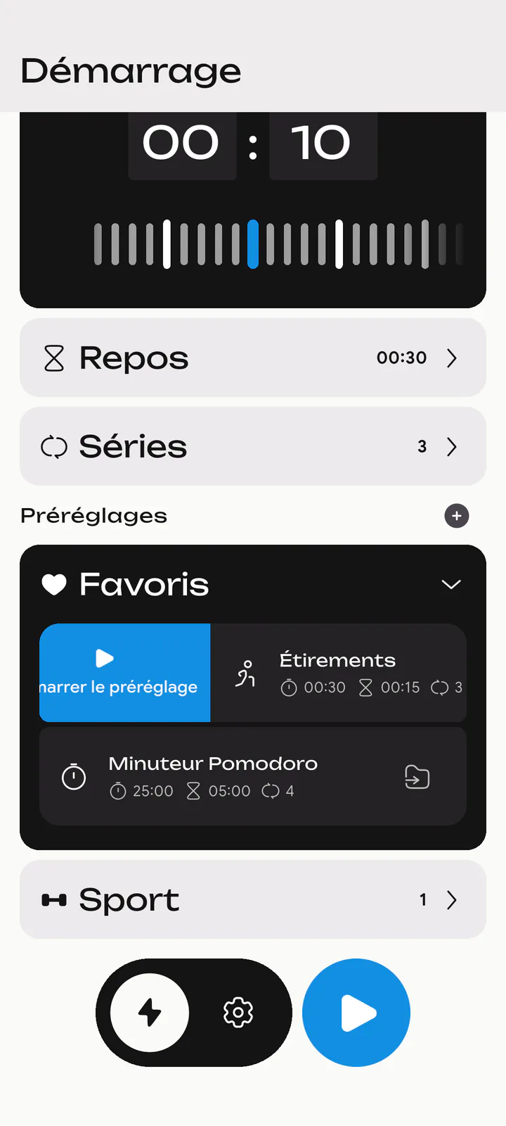 Vos routines sont prêtes. Ajoutez des favoris et créez des catégories illustrées