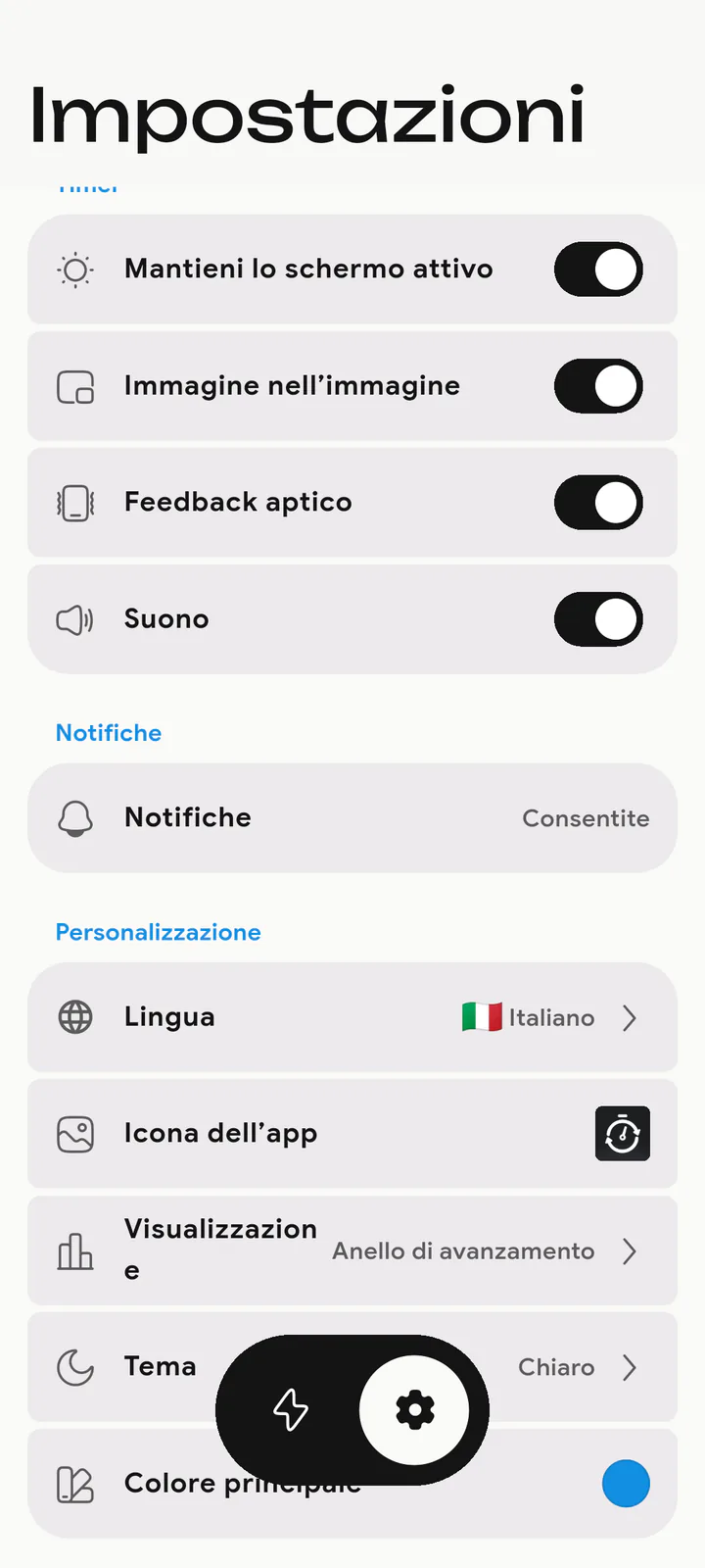 Personalizzazione di Loop